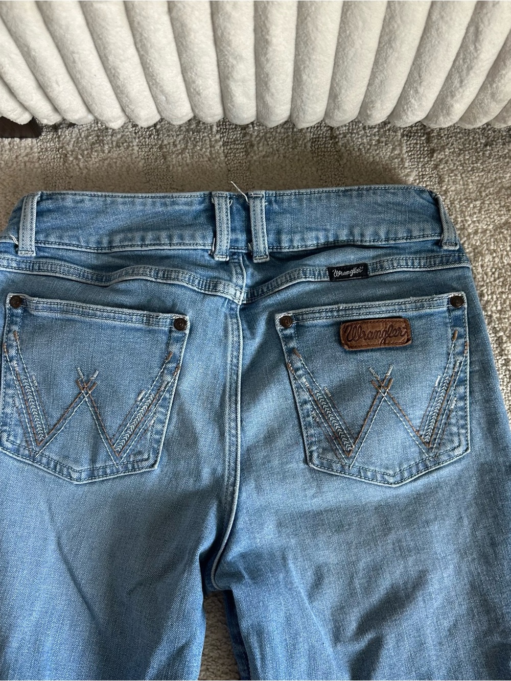 Wrangler Women’s Retro Mae Trouser Jeans Denim Relaxed Fit - Picture 7 of 8